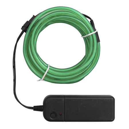 Проволока светодиодная, цвет неоновый зеленый. Арт 660696