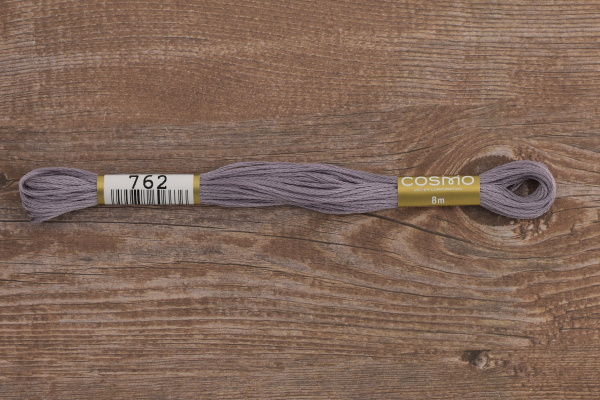 Мулине COSMO однотонный цвет  762       . Арт 25-6/762       