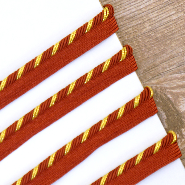 Кант декоративный, 4 мм, цвет темно-красный. Арт 843213900DA704          