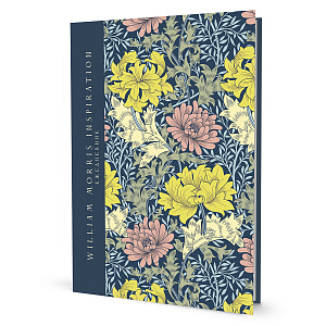 Ежедневник "William Morris Inspiration (желтые и розовые цветы)"