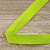 Косая бейка хлопок/полиэстер 20 мм, 25 м, цвет 73, желто-зеленый. Арт 6120-20мм-73            