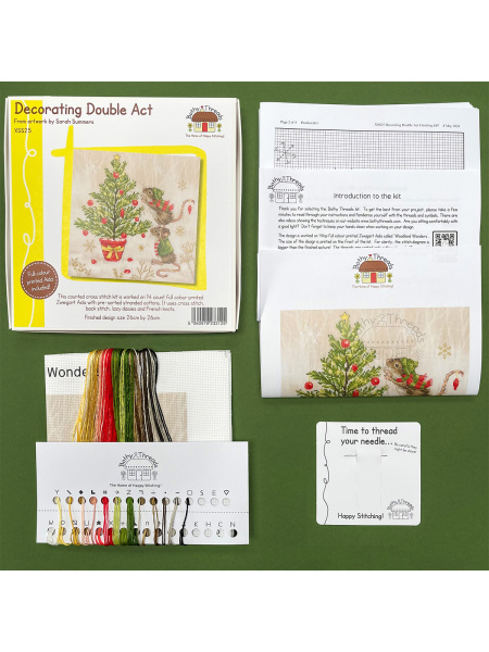 Набор для вышивания "Decorating Double Act". Арт XSS25