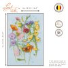 Набор для вышивания "One flower of each" . Арт PN-0200466