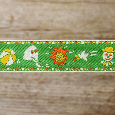 Лента жаккард SAFISA, 20 мм, 15 м, цвет 03. Арт 9108-20мм-03             