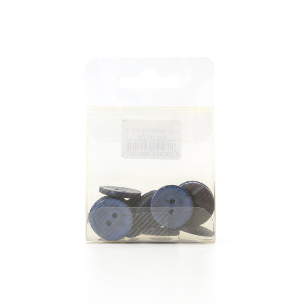 Пуговицы CONCEPT, размер 32, кокос, цвет COL.6 синий. Арт 1919H-032-COL.6