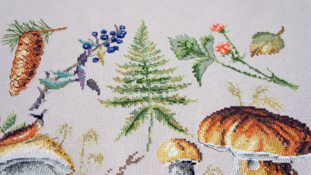 Набор для вышивания "Белые грибы". Арт 04.012.03