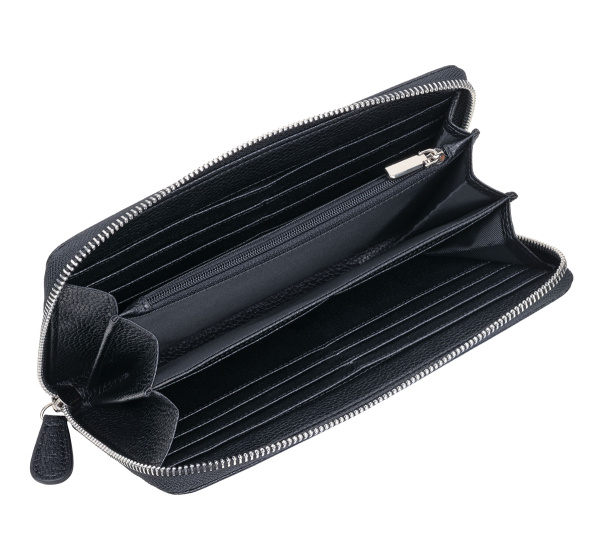 Кошелек женский TROIKA с вырезом для APPLE AirTag®  SMART WALLET. Арт WAL40/BK