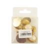 Пуговица DISBOTON, размер 40 цвет C/GOLD1 D 079. Арт 3329540GOLD10D