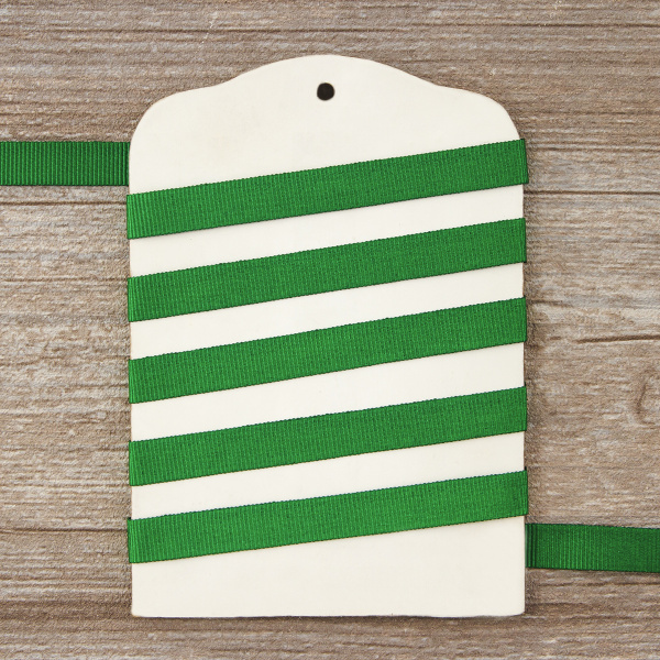 Лента репсовая SAFISA, 10 мм, 25 м, цвет 25 зеленый. Арт 350-10мм-25