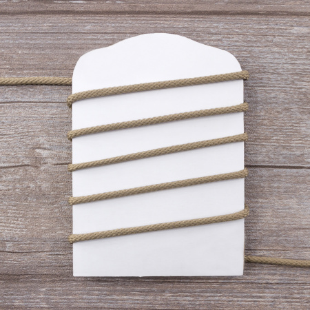 Шнур плетеный SPIRAL ( SAFISA), 4 мм, 25 м, цвет персиковый айвори. Арт 25281-4-21