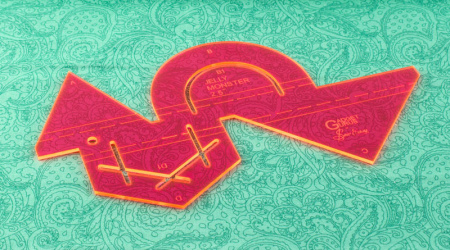 Лекало универсальное "Jelly Monster" для вырезания геометрических форм. Арт ERGG01.PNK              