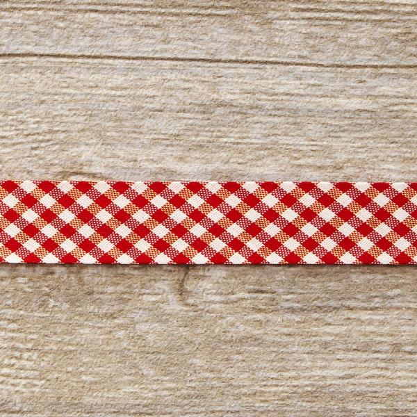 Косая бейка с рисунком SAFISA, арт.5400, 20 мм, 25 м, цвет 14. Арт 5400-20мм-14            