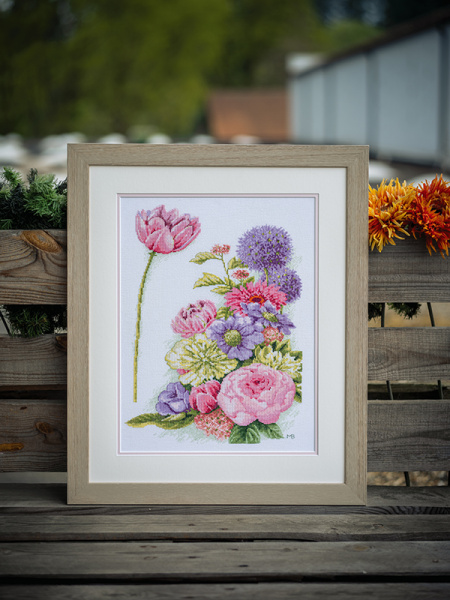 Набор для вышивания "Floral cotton candy"  . Арт PN-0196208