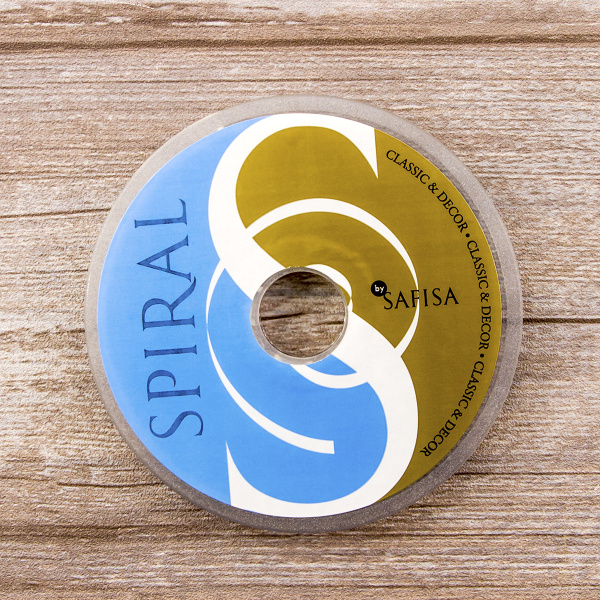 Лента жаккардовая с люрексом SAFISA, 10 мм, 15 м, цвет 02. Арт 9212-10мм-02