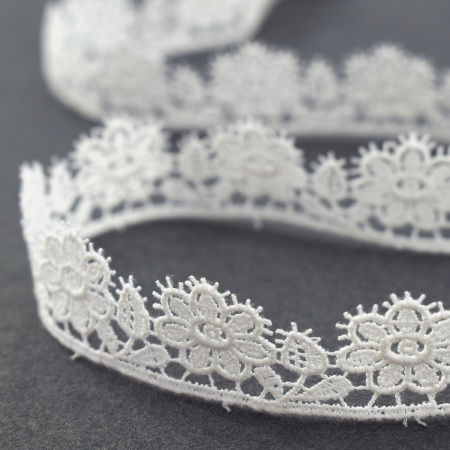 Гипюр, 23 мм, цвет белый. Арт K050/01