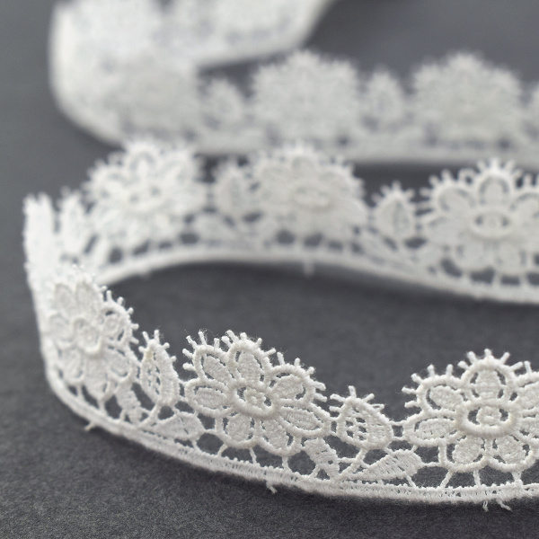 Гипюр, 23 мм, цвет белый. Арт K050/01
