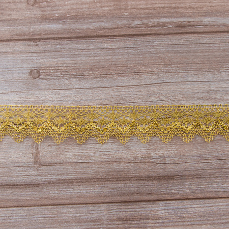 Кружево, 42 мм, золотой. Арт 3206/28