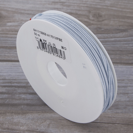 Шнур-сутаж PEGA, светло-голубой, 3 мм. Арт 841113909A1701