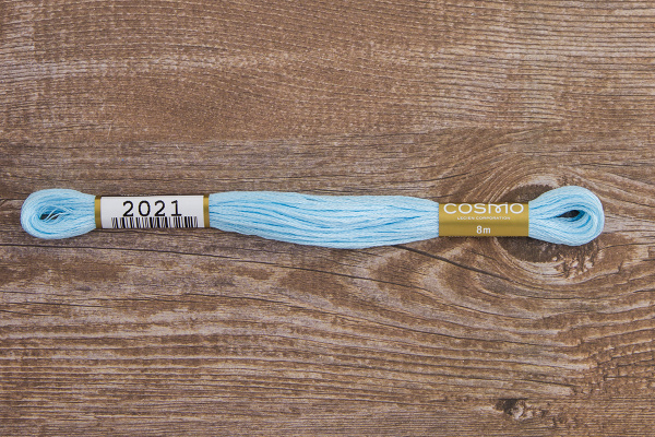 Мулине COSMO однотонный цвет  2021      . Арт 25-6/2021      