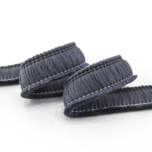 Бахрома декоративная, 30 мм, цвет темно-серый. Арт BT - 30c - col.B-5