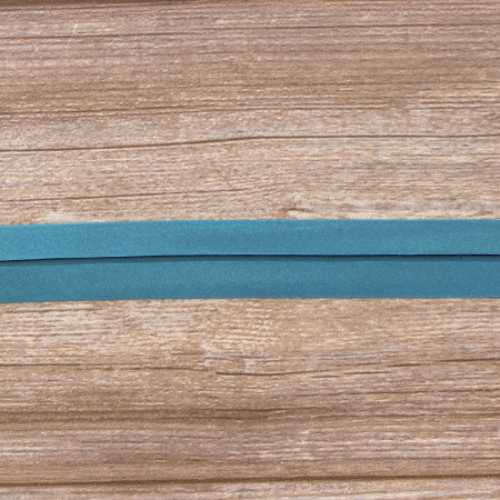 Косая бейка атласная 30 мм, 25 м, цвет 55, малахит. Арт 6260-30мм-55            