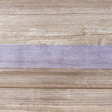 Лента органза SAFISA мини-рулон, 39 мм, 2 м, цвет 08, сиреневый. Арт P00520-39мм-08          