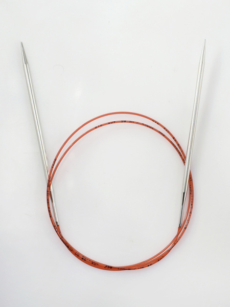 Спицы круговые с удлиненным кончиком, addiClassic Lace №4, 100 см. Арт 775-7/4-100