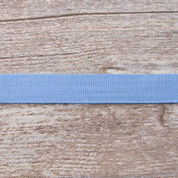 Тесьма киперная хлопковая на блистере SAFISA, 14 мм, 2,5 м , цвет 04, голубой светлый. Арт P00260C-14мм-04         