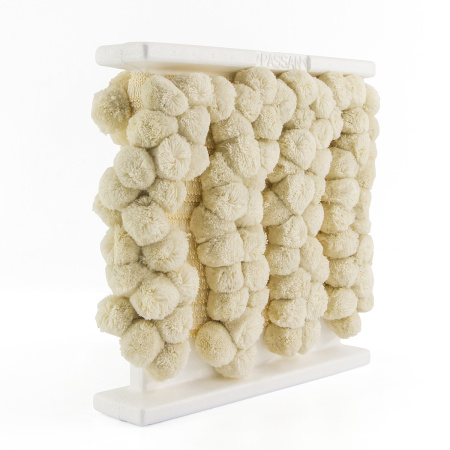 Тесьма с помпонами PASSAN цвет кремовый. Арт PT - 500-col.PE - 80