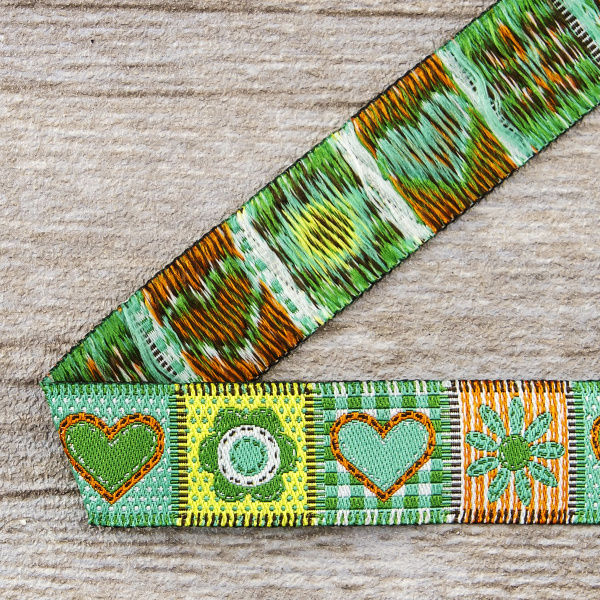 Лента жаккард SAFISA, 20 мм, 15 м, цвет 04. Арт 9178-20мм-04