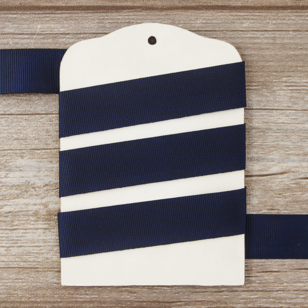 Лента репсовая SAFISA, 25 мм, 25 м, цвет 15, темно-синий. Арт 350-25мм-15(25)        