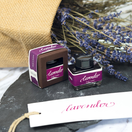 Чернила "Ink of the Senses" для перьевых ручек, 15 мл, с ароматом лаванды, цвет фиолетовый. Арт 17064/3