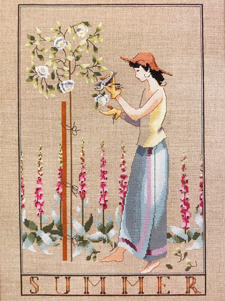 Схема для вышивания MIRABILIA "Лето в саду". Арт MD50