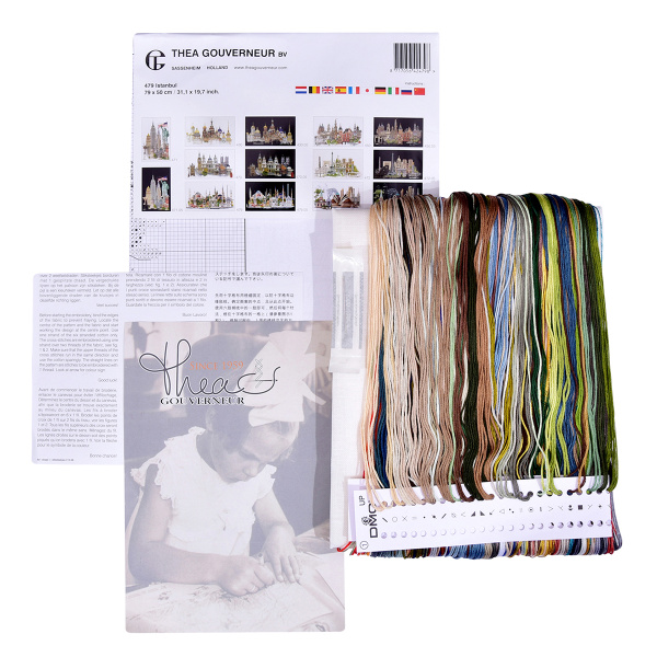 Набор для вышивания "Стамбул", канва лён 36 ct. Арт 479                     