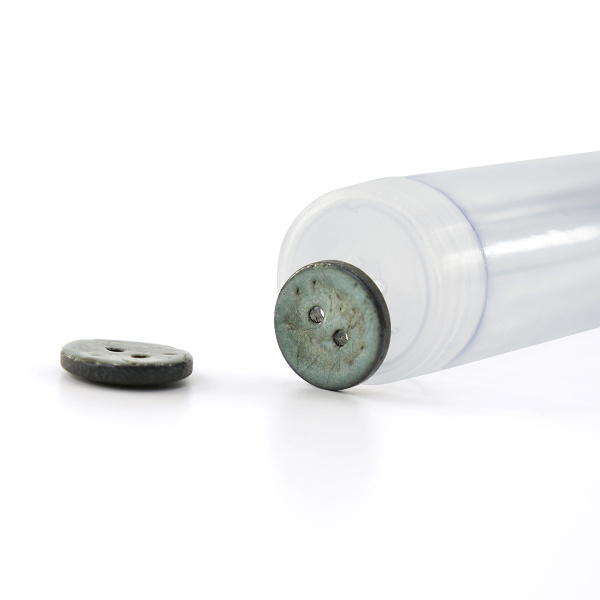 Пуговицы CONCEPT, размер 24, кокос, цвет COL.5 серо-голубой. Арт 1919H-024-COL.5