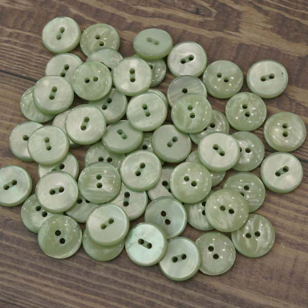 Пуговицы CONCEPT Mother of Pearl, размер 24, полиэстер, цвет COL.68. Арт 75315-024-COL.68