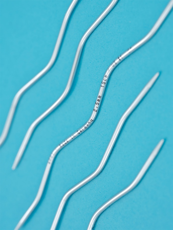 Спицы чулочные эргономичные addiCraSy Snake Lace, алюминиевые, №2, 15 см. Арт 203-2/2-15