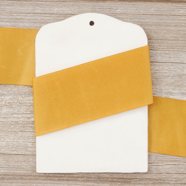 Лента репсовая SAFISA, 50 мм, 25 м, цвет 54 бежево-золотистый. Арт 350-50мм-54