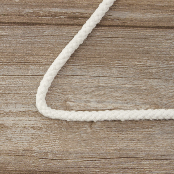 Шнур плетеный SPIRAL ( SAFISA), 10 мм, 25 м, цвет белый. Арт 25279-10-02