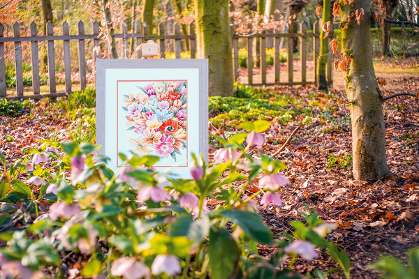 Набор для вышивания "Cover me in tulipst" . Арт PN-0202674