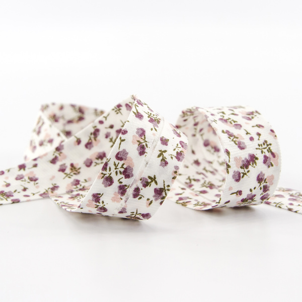 Косая бейка с рисунком SAFISA, арт.6592, 20 мм, 20 м, цвет 02. Арт 6592-20мм-02