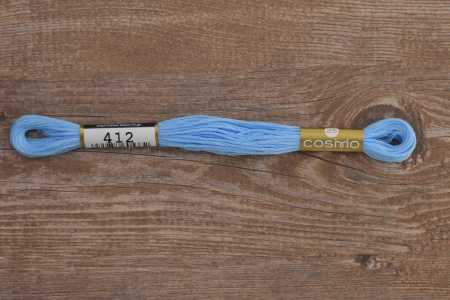 Мулине COSMO однотонный цвет  412       . Арт 25-6/412       