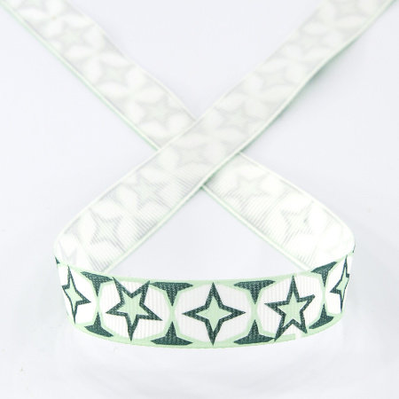 Лента с рисунком SAFISA, 15 мм, 15 м, цвет 01. Арт 25258-15мм-01           