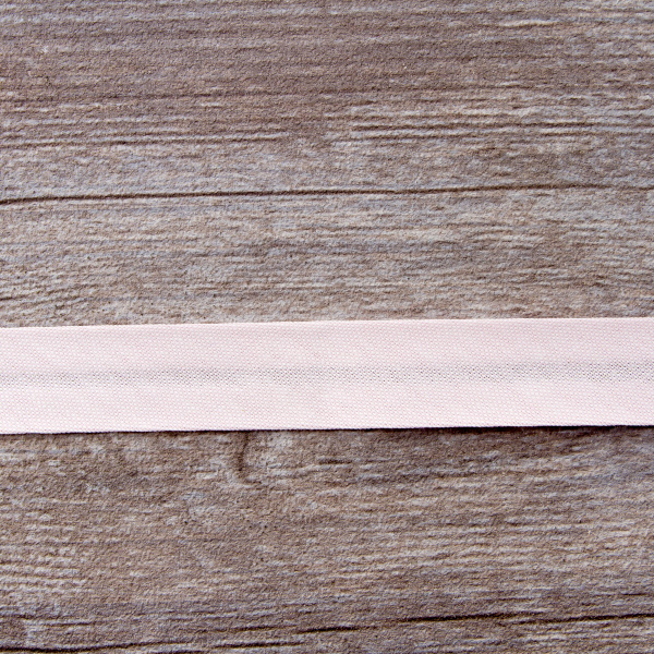 Косая бейка хлопок, 20 мм, 20 м, цвет 05, цвет розовый. Арт 6570-20мм-05