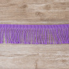 Бахрома витая, 60 мм, цвет ярко-сиреневый. Арт PP-60 col.406               