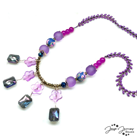 Набор бусин и шармов "Lilli" из стекла и металла разных форм и размеров. Арт CT-07