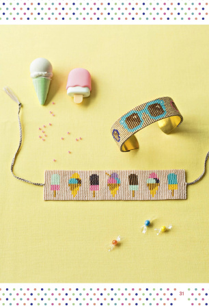 Книга "Бижутерика 2. Научись плести фенечки и браслетики из бисера на станке" Каролин Сулье. Арт 978-5-00241-010-1