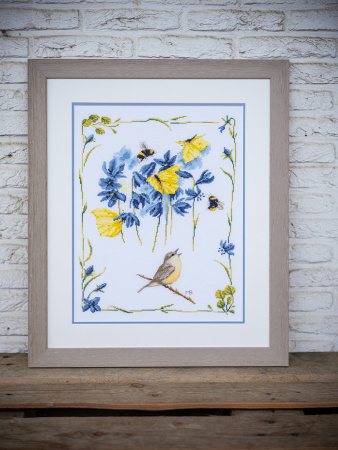 Набор для вышивания "Chirping chiffchaff"  . Арт PN-0191926