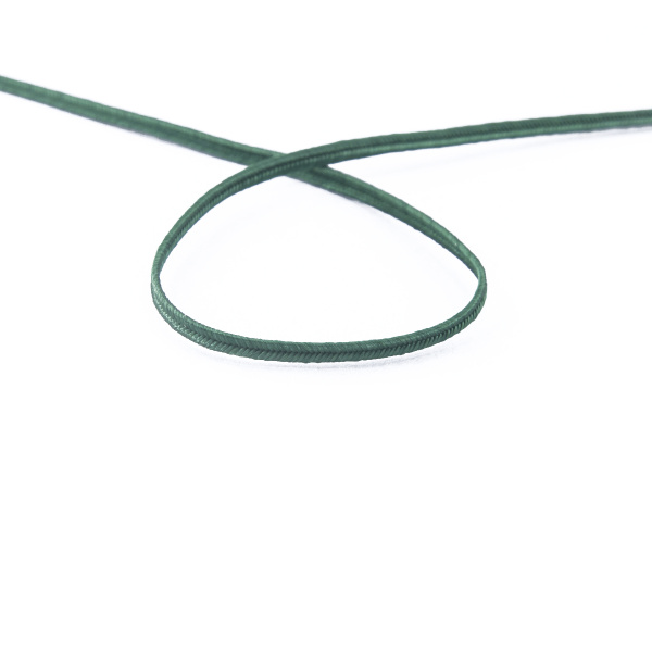 Шнур-сутаж PEGA, темно-зеленый, 3 мм. Арт 841113909A7801