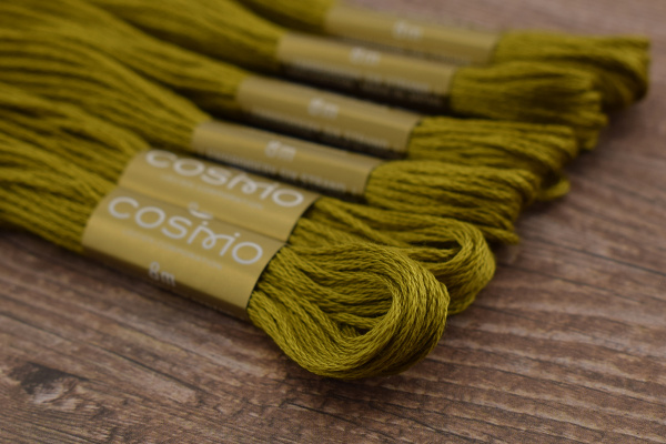 Мулине COSMO однотонный цвет  823       . Арт 25-6/823       